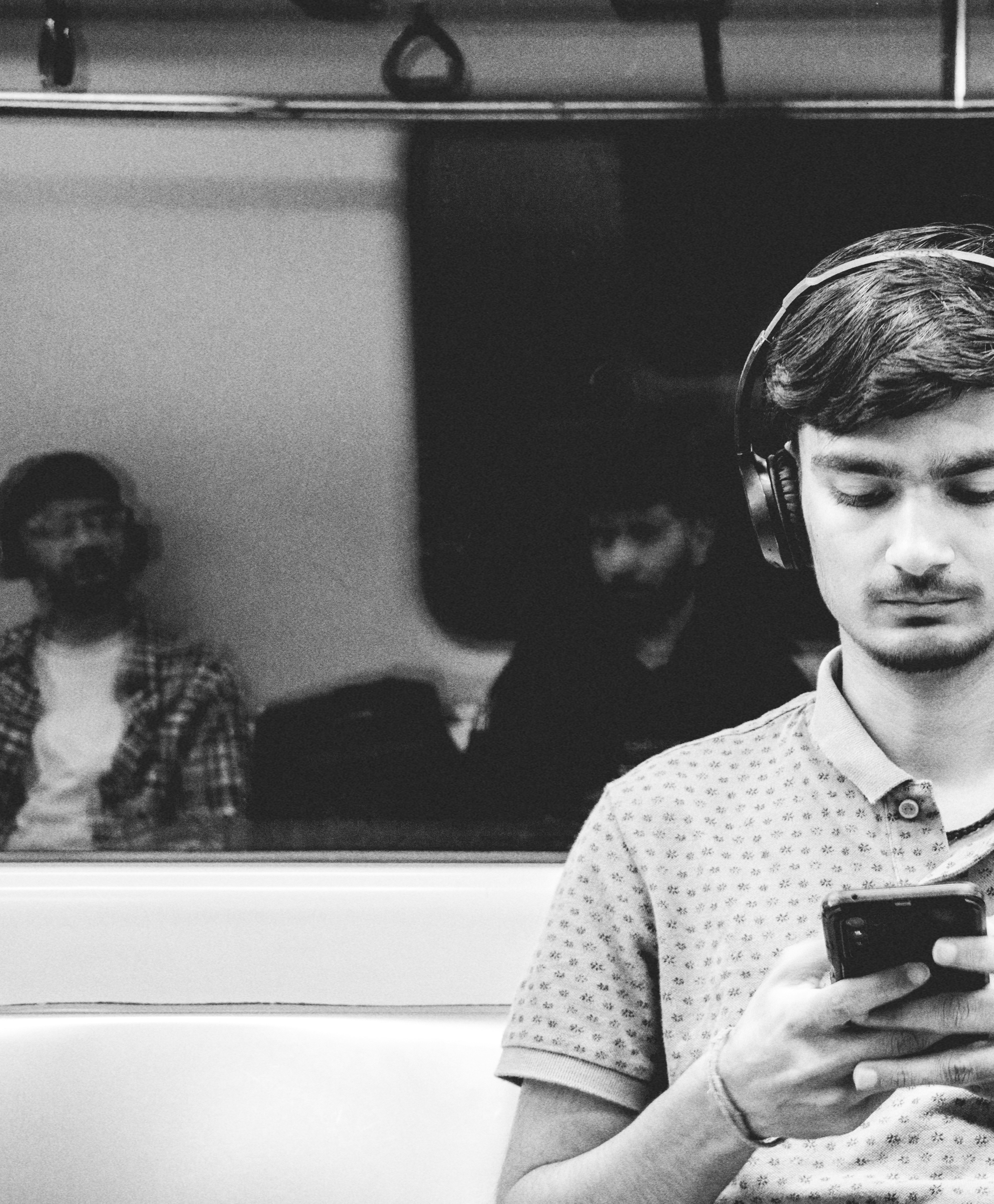 Headphones on a desk